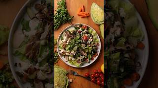 buffalo ranch chicken salad - full version on ig/tt #homecook #food #salad #dinner #healthy