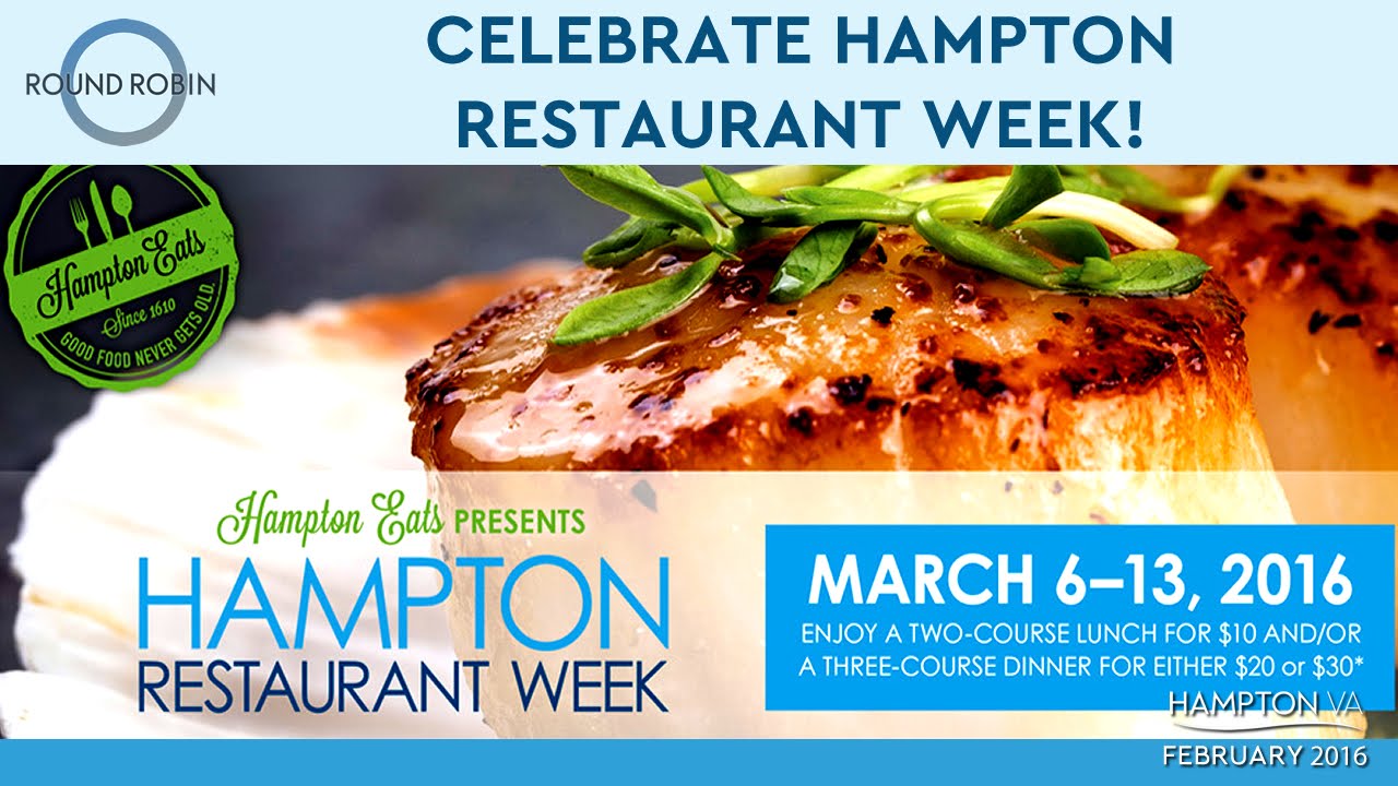 Celebrate Hampton Restaurant Week - YouTube
