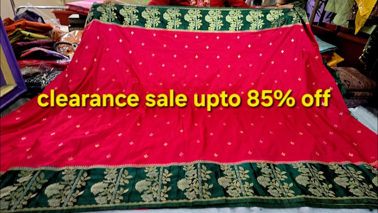 Clearance sale upto 85%off// premium sarees