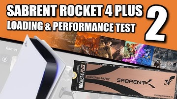 SABRENT Rocket 4 Plus SSD vs PS5 Internal SSD Comparison Test