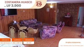 Casa en Huasco - Remate 26 de Junio