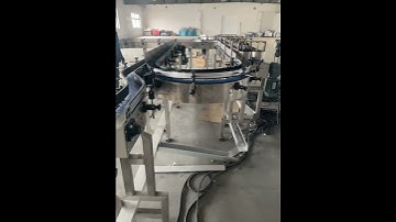 accumulation line conveyor #machinerymanufacturing #modular #conveyor       #tabletopchain #slatchai