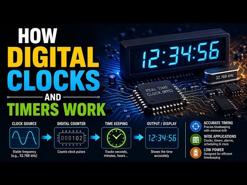 How Digital Clocks and Timers Work | Understanding Timing in Digital Electronics | Uplatz