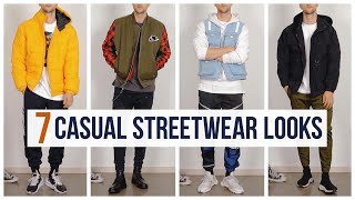 7 Casual Streetwear Outfits for Fall 2019 | Outfit Ideas | Men’s Fashion Lookbook