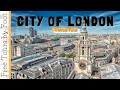 4K London Walk | City of London Walking Tour