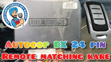 #Autocop #DX 24 #pin #remote ko kaise #matching #Karen #mini #Vvdi se remote ko #generate mh 315
