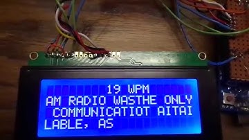 cwDecoder  W5KUB.COM  Arduino