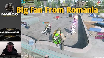 CoD Narco Meets With Romanian True Fans ❤ | Call Of Duty Mobile | Season 9