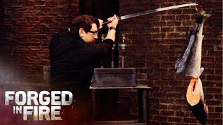 The Japanese Katana SPLITS BULLETS IN HALF | Forged in Fire (Season 1)