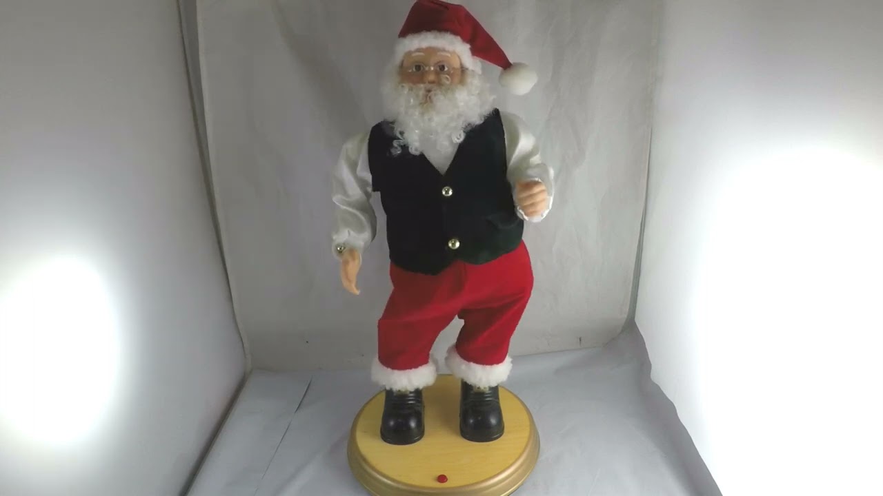 スイング　サンタクロース Hip Swinging Santa by Gemmy | Singing & Dancing Animated Figure