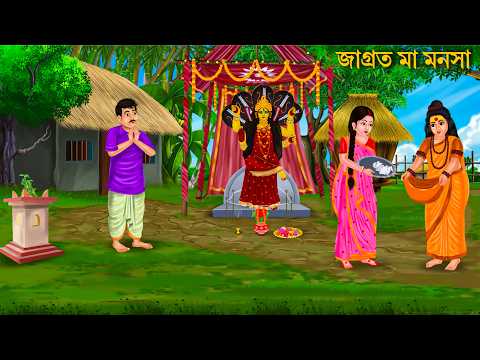 কাঁকুড়গাছির মা মনসা গল্প 🌺 MAA MANASA | Bangla Cartoon | Notun Bangla Golpo | Bengali Moral Stories
