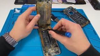 Restoring destroyed phone For Poor people, Restore Galaxy S10 Plus 5G Cracked