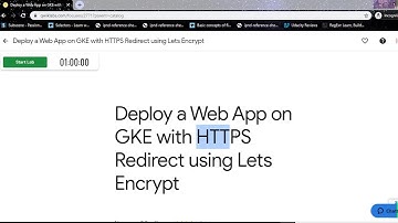 Deploy a Web App on GKE with HTTPS Redirect using Lets Encrypt