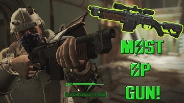 FALLOUT 4: How To Create The Most OP Semi Auto Gun!