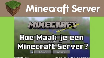 Hoe Maak je een Minecraft Server 1.10.2