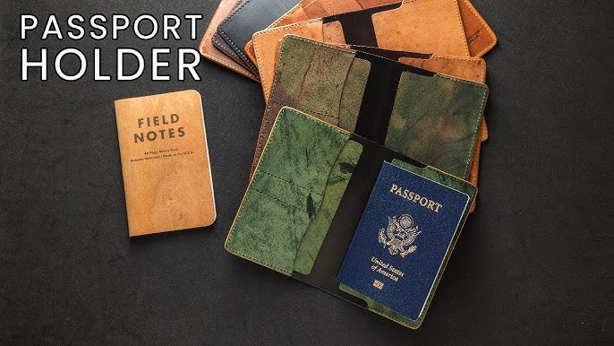 The Pioneer Fine Leather Passport Wallet Passport Cover