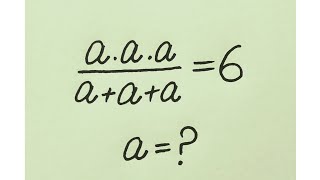 Brazil l Very Nice Olympiad Math Problem l find value of a?