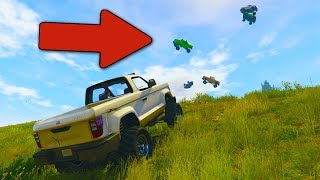LLUEVEN COCHES!! - CARRERA GTA V ONLINE - GTA 5 ONLINE