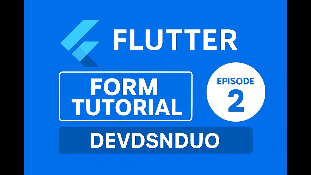 Form tutorial episode 2 Form widget overview - YouTube