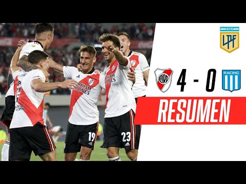 ¡EL MILLONARIO APLASTÓ A LA ACADEMIA Y SE CONSAGRÓ CAMPEÓN! | River 4-0 Racing | RESUMEN