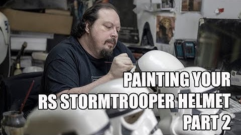 Stormtrooper Helmet Paint Tutorial - Part 2 - RS Prop Masters