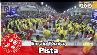 Salgueiro 2019 - Bateria no ensaio técnico (Pista) - Apoteose ao vivo