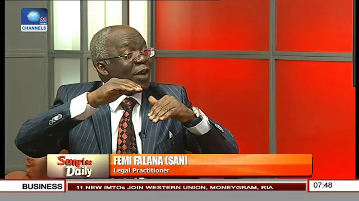 Femi Falana Reacts To NBA President's Proposal On EFCC Prosecutorial Powers Pt. 1