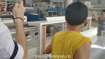 Full automatic maxi roll cutting machine