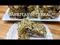 BARRITAS de CEREAL || ¡Super naturales y fáciles! || Recetas Simples