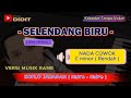 SELENDANG BIRU - KARAOKE NADA COWOK RENDAH / C minor / versi musik rame / KOPLO JARANAN Hak