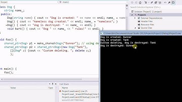 C++ 11 Library: Shared Pointer - II