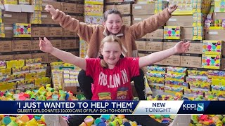 'I think they are going to be really happy': Girl collects 10,000 cans of Play-Doh for Blank Chil... screenshot 4