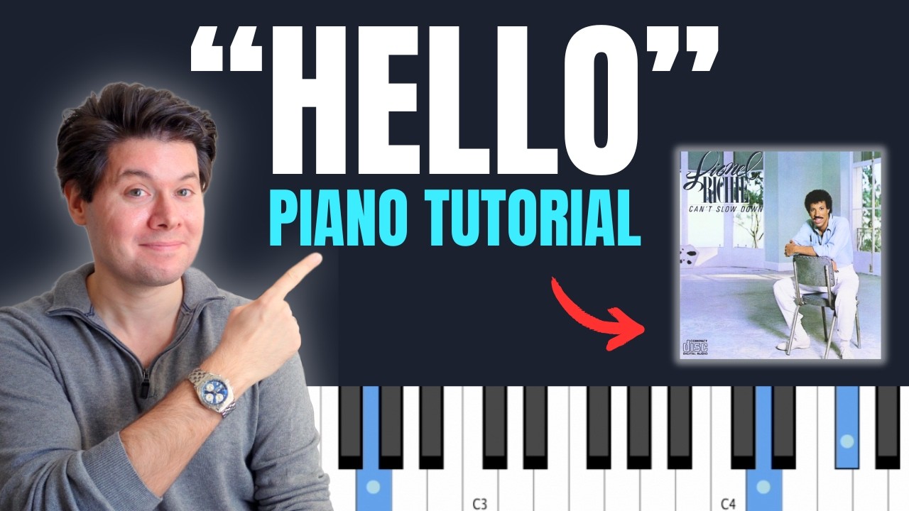 How To Play "Hello" // EASY Lionel Richie Piano Tutorial