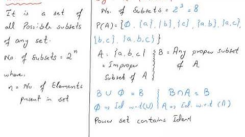 XI Math - Sets - Solution by Sir Ahsan Abdullah Patel - Part 9