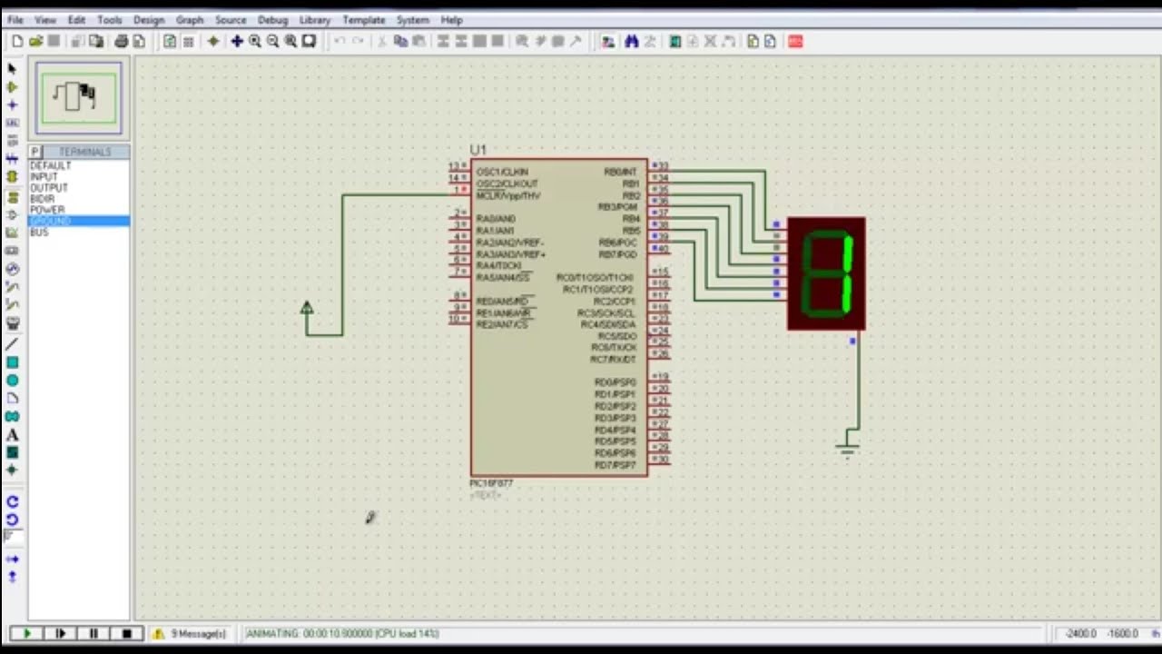 Compteur : afficheur 7 segment avec le microcontrôleur PIC - YouTube