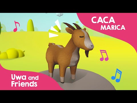 Caca marica anak kambing lucu saya  - lagu anak Indonesia 90 an