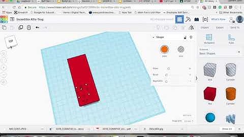 TinkerCAD login and Intro