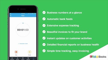 Smart Accounting on the Go - Zoho Books Mobile App | iOS