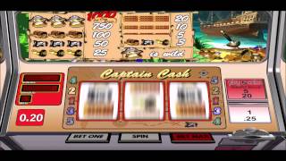 Captain Cash Slots Gameplay - BetChain Bitcoin Casino screenshot 5