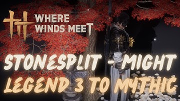 Stonesplit Might Tank – Legend 3 to Mythic (Raw Gameplay)