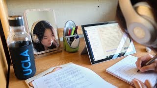 Study with me 🏫 at my UCLA dorm room (lofi music)