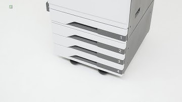 MX930/CX930/CX931/XC9325/XC9335—Installing the 3520-sheet tray