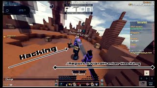 SwordHunter is Hacking Skywars Battleasya