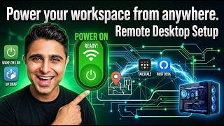 Remote Access Your Home Workspace Anywhere: Tailscale Subnet Router + UpSnap Wake-on-LAN + RustDesk