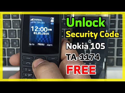 Unlock Security Code Nokia 105 Ta-1174 Without Box Free