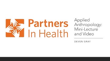 Applied Anthropology Mini Lecture