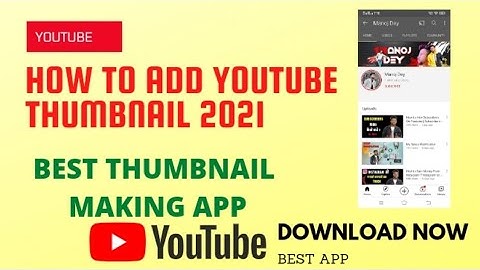 Best YouTube Thumbnail Making Apps For Android 2021🔥- Best Thumbnail Maker for YouTube