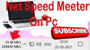 How to Enable Internet Speed Meter for Windows 7, 8.1, & 10 PC free (hindi) Get Internet Speed Meter