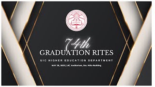 UIC HEI | Graduation Rites - BATCH 2