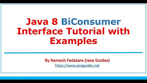 Java 8 BiConsumer Interface Tutorial with Examples | Lambda Expression